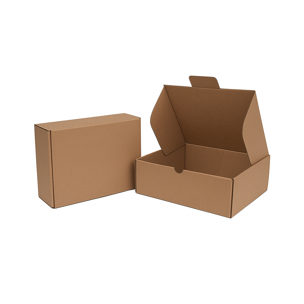 220 x 160 x 77mm Mailing Box Brown B65