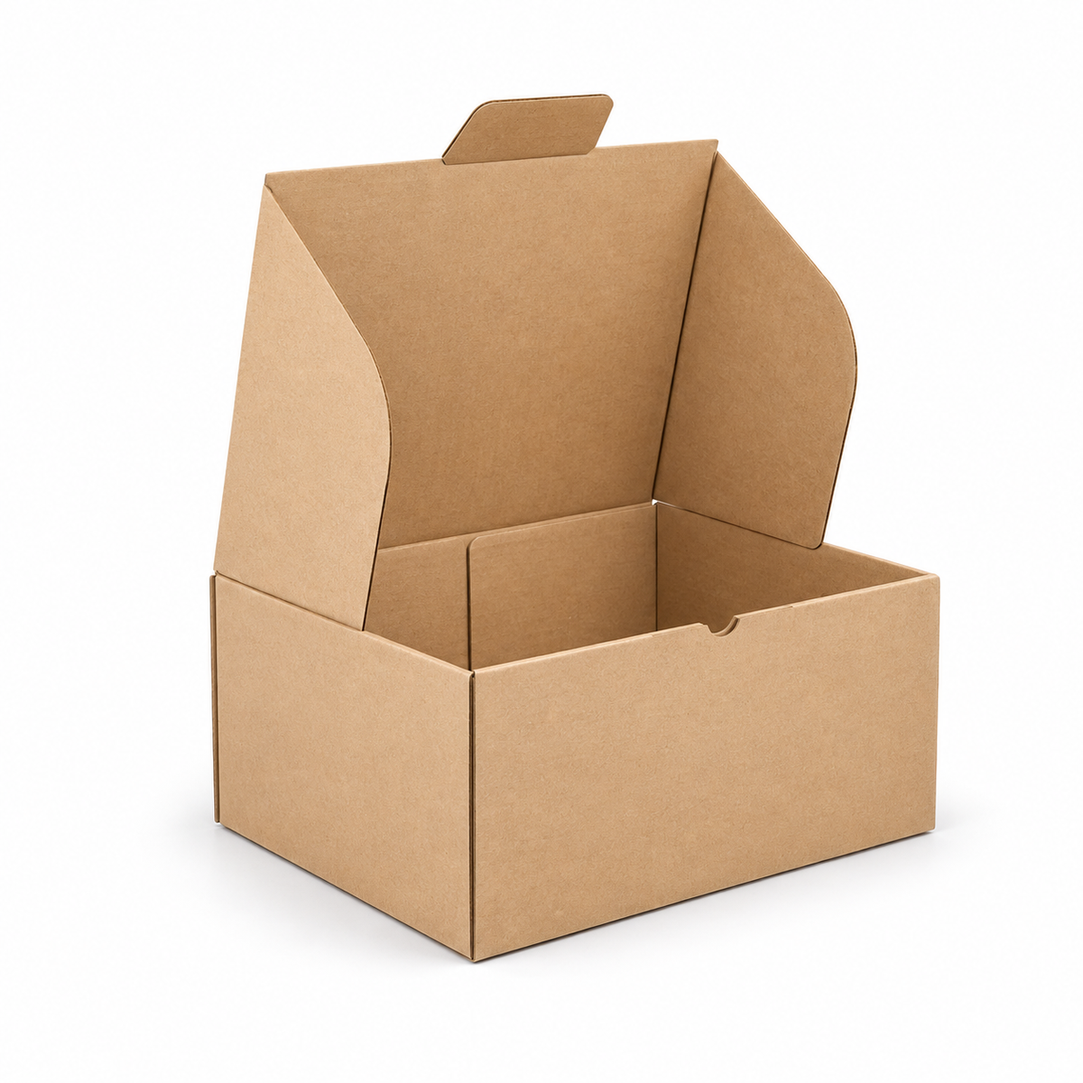 220 x 160 x 100mm A5 Die cut Brown Mailing Box B136