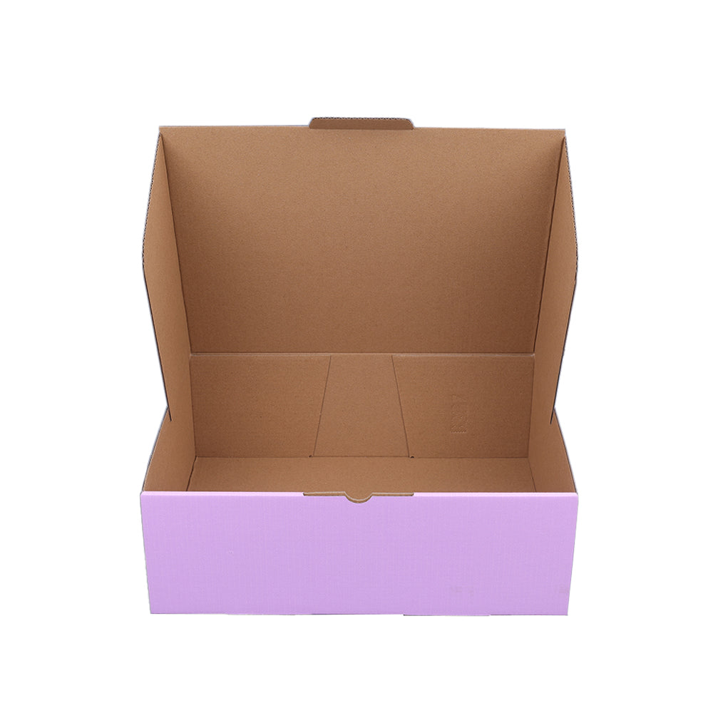 310 x 230 x 105mm A4 Die cut Lavender Mailing Box B387