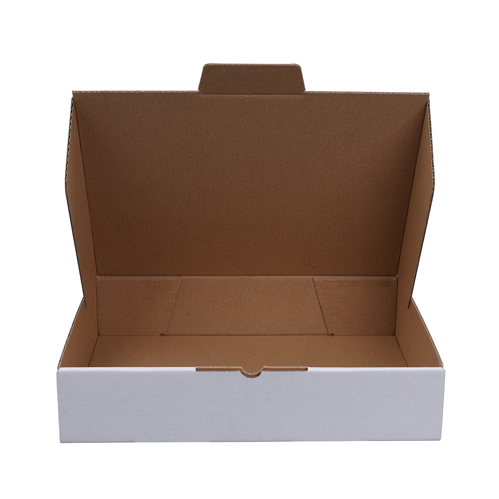 270 x 200 x 55mm Die cut White Mailing Box B108