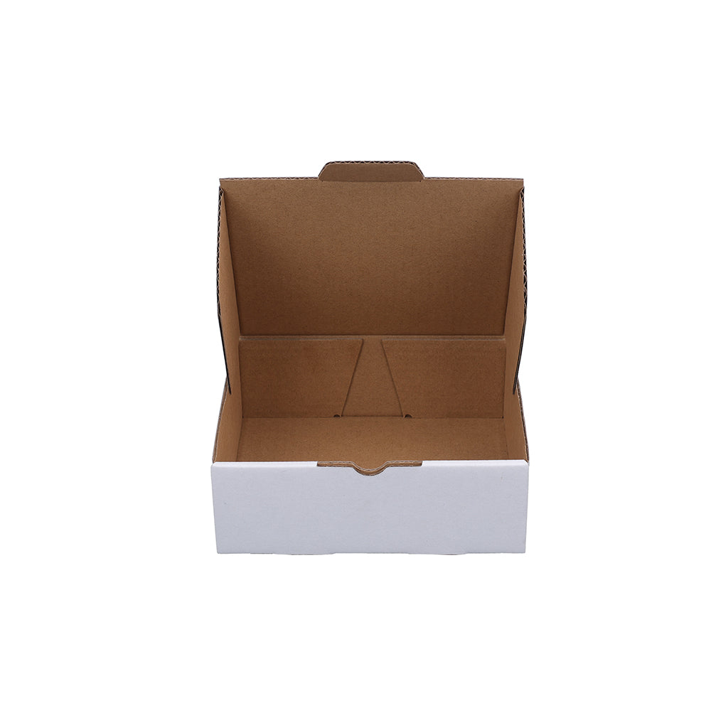 Die cut Mailing Box 145 x 120 x 50mm White B245