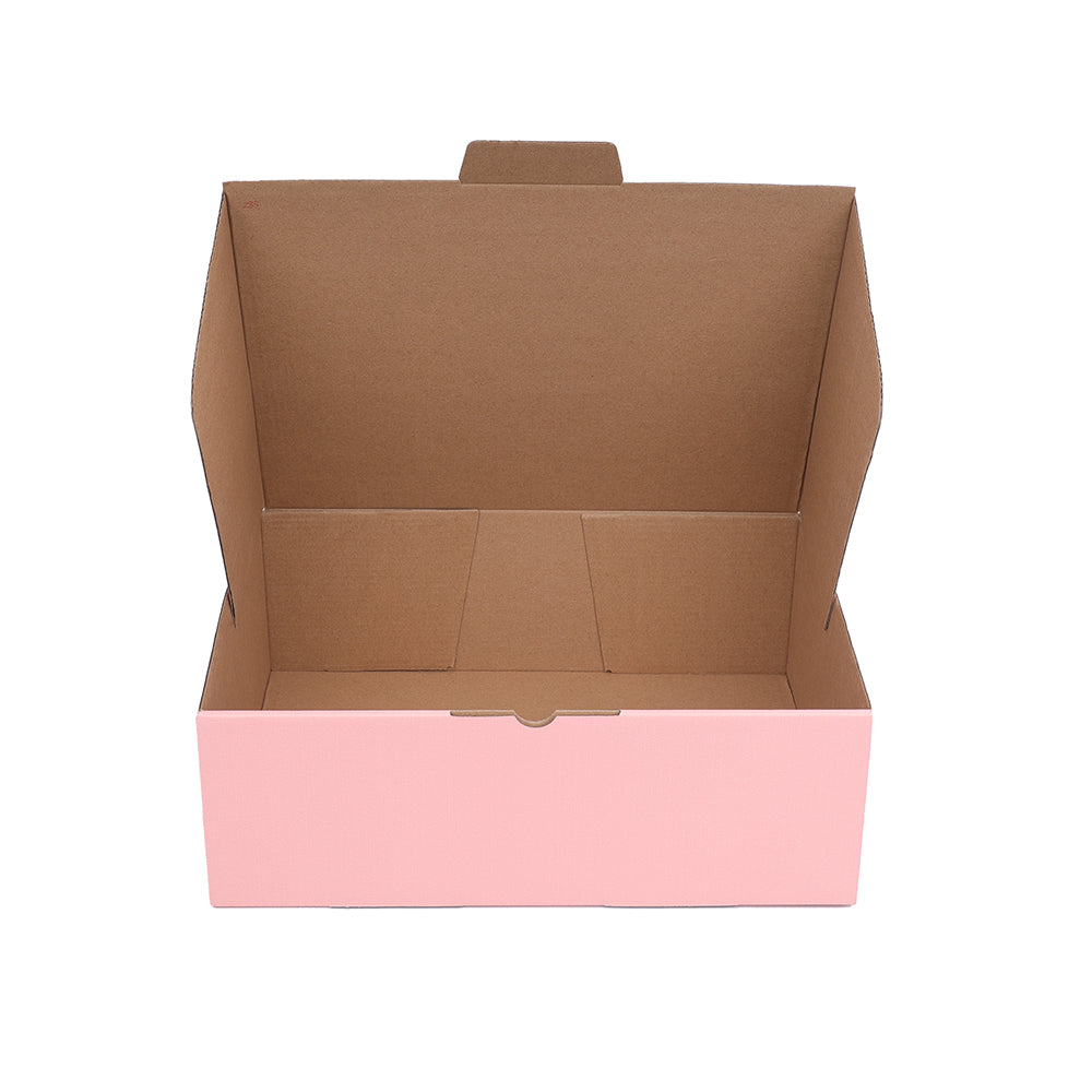 310 x 230 x 105mm A4 Die cut Rose Pink Mailing Box B285