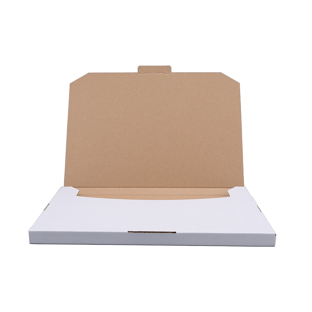360 x 250 x 20mm B4 Superflat White Mailing Box B102