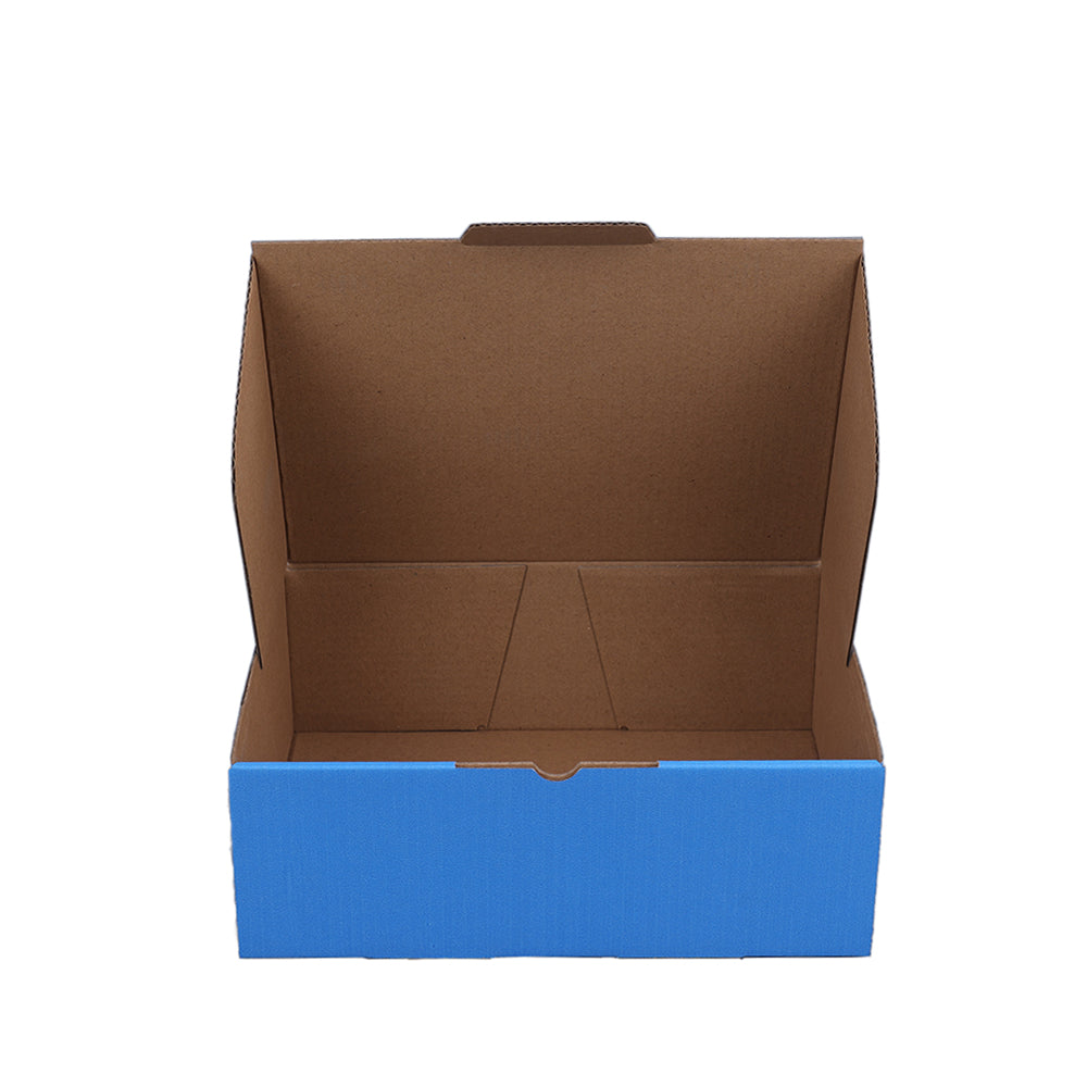 220 x 160 x 77mm A5 Die cut Blue Mailing Box B58