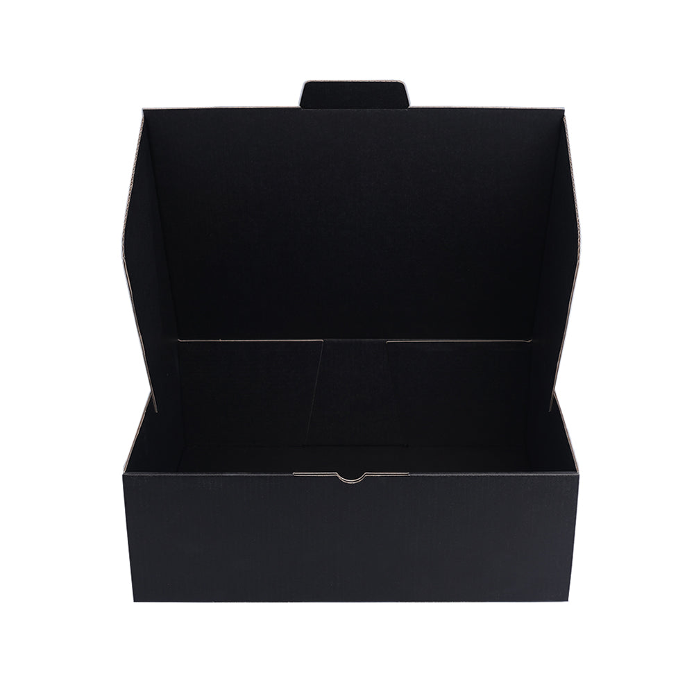 310 x 230 x 105mm A4 Die cut Double Black Mailing Box B237