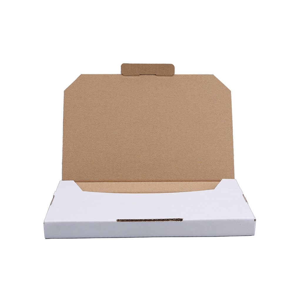 192 x 125 x 16mm White Superflat Large Letter Mailing Box B10
