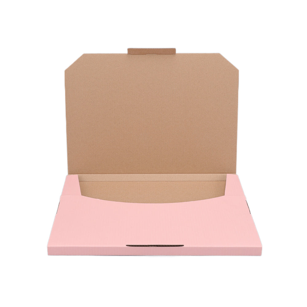 310 x 220 x 16mm A4 Superflat Rose Pink Postal Box B448