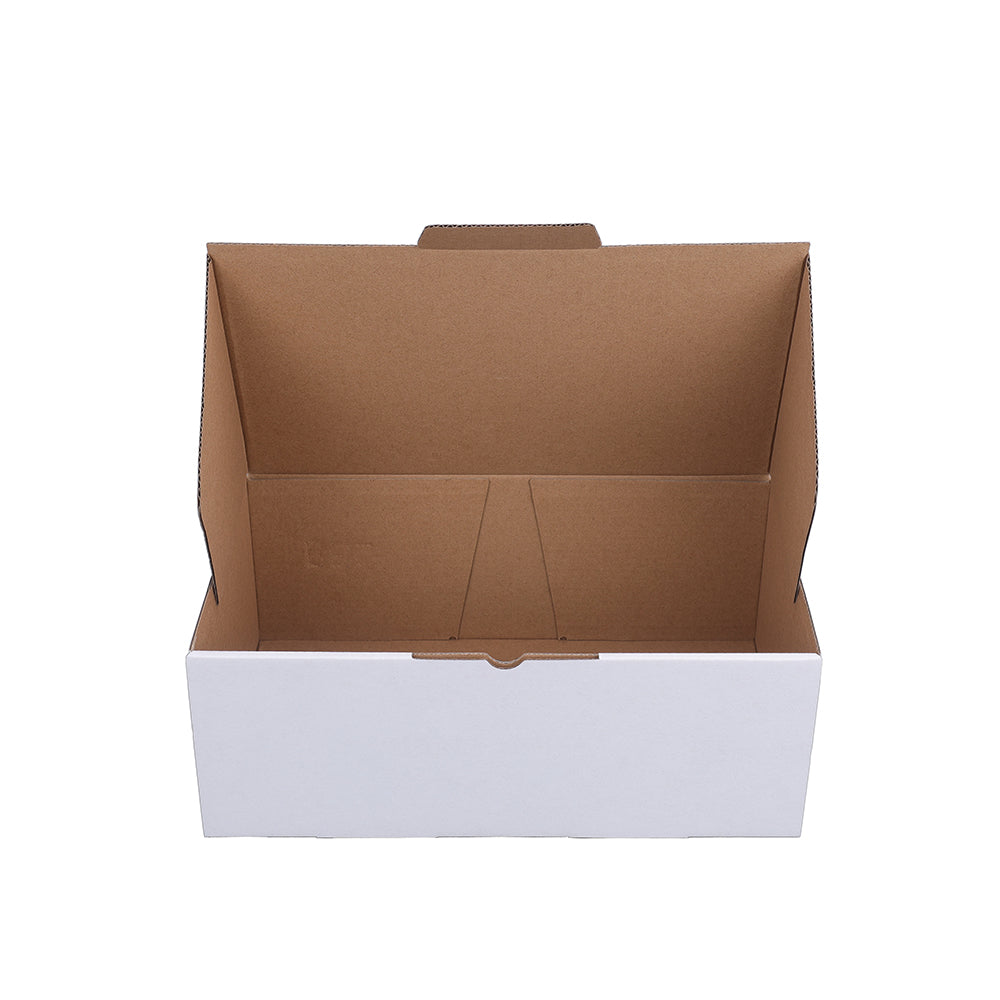 265 x 150 x 100mm Die cut White Mailing Box B97