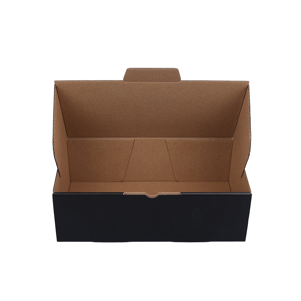 240 x 125 x 75mm Die cut Black Mailing Box B52
