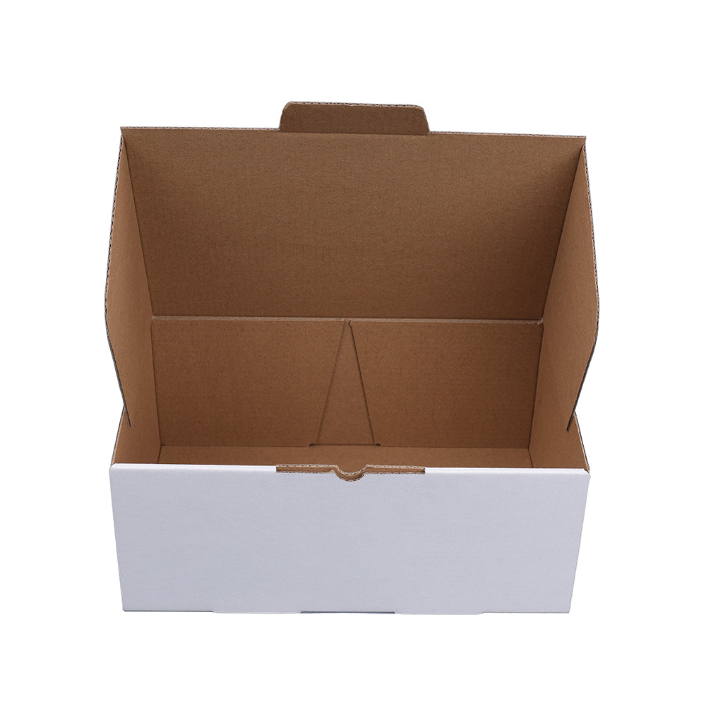 250 x 155 x 100mm Die cut White Mailing Box B105