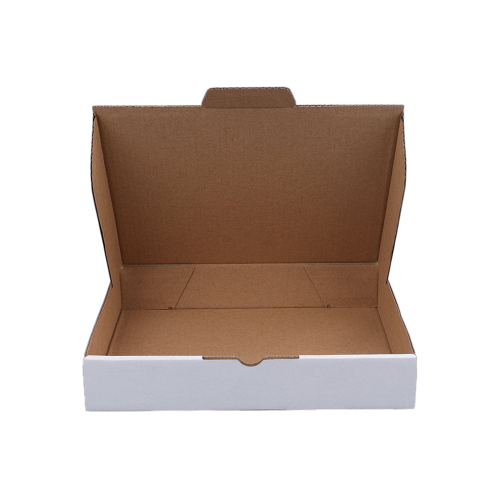 200 x 165 x 35mm Die cut White Mailing Box B39