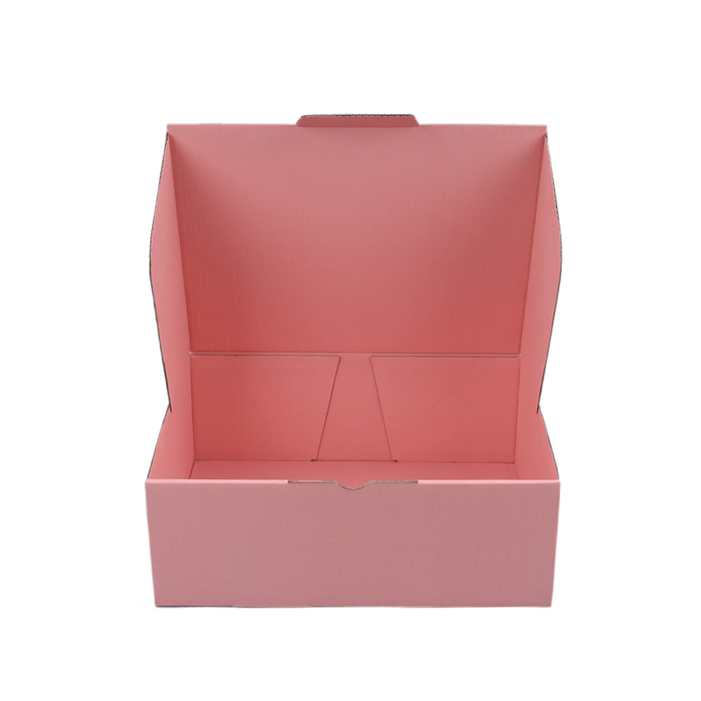 250 x 190 x 90mm Die cut Rose Pink Mailing Box B379
