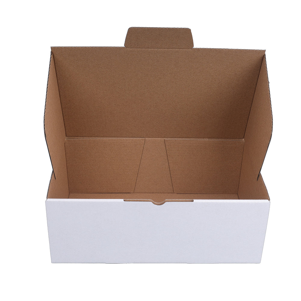 250 x 150 x 90mm Die cut White Mailing Box B12