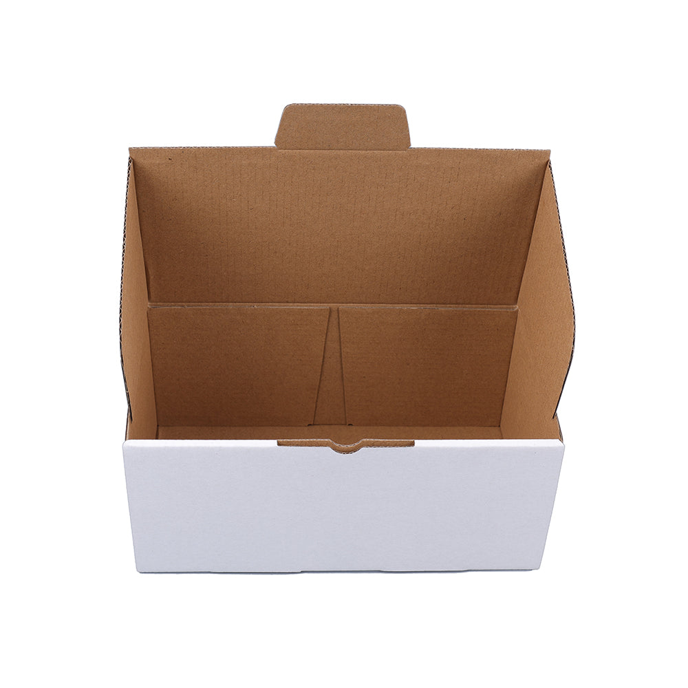 220 x 110 x 95mm Die cut White Mailing Box B147