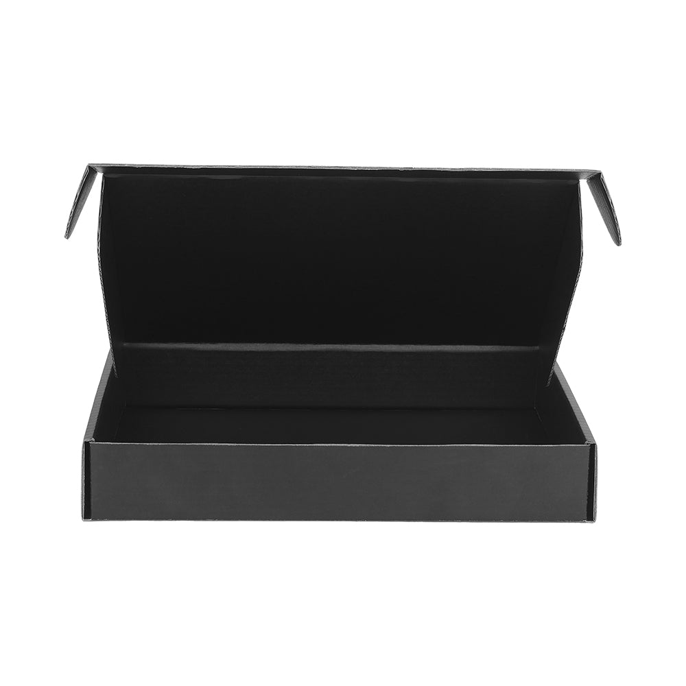 220 x 145 x 35mm Premium Tuck Full Black Mailing Box B192
