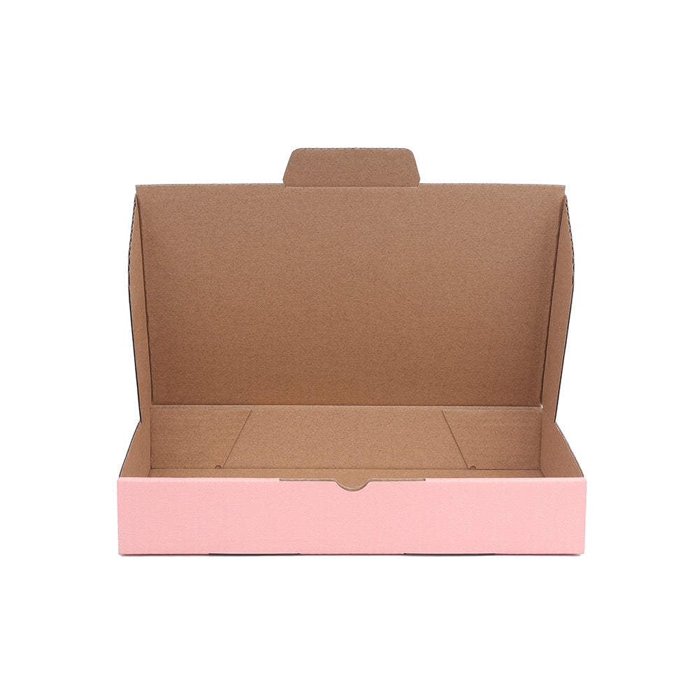 220 x 145 x 35mm Die cut Rose Pink Mailing Box B286