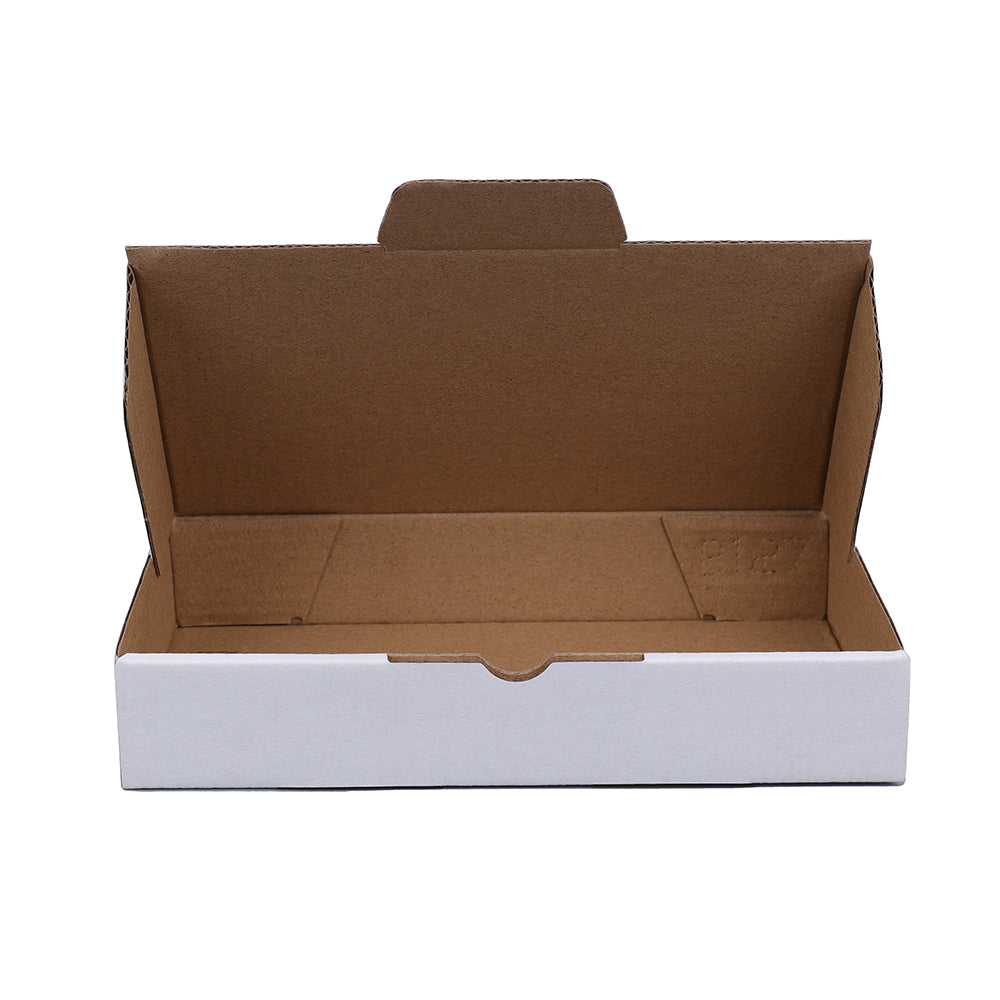 180 x 100 x 30mm Die cut White Mailing Box B127