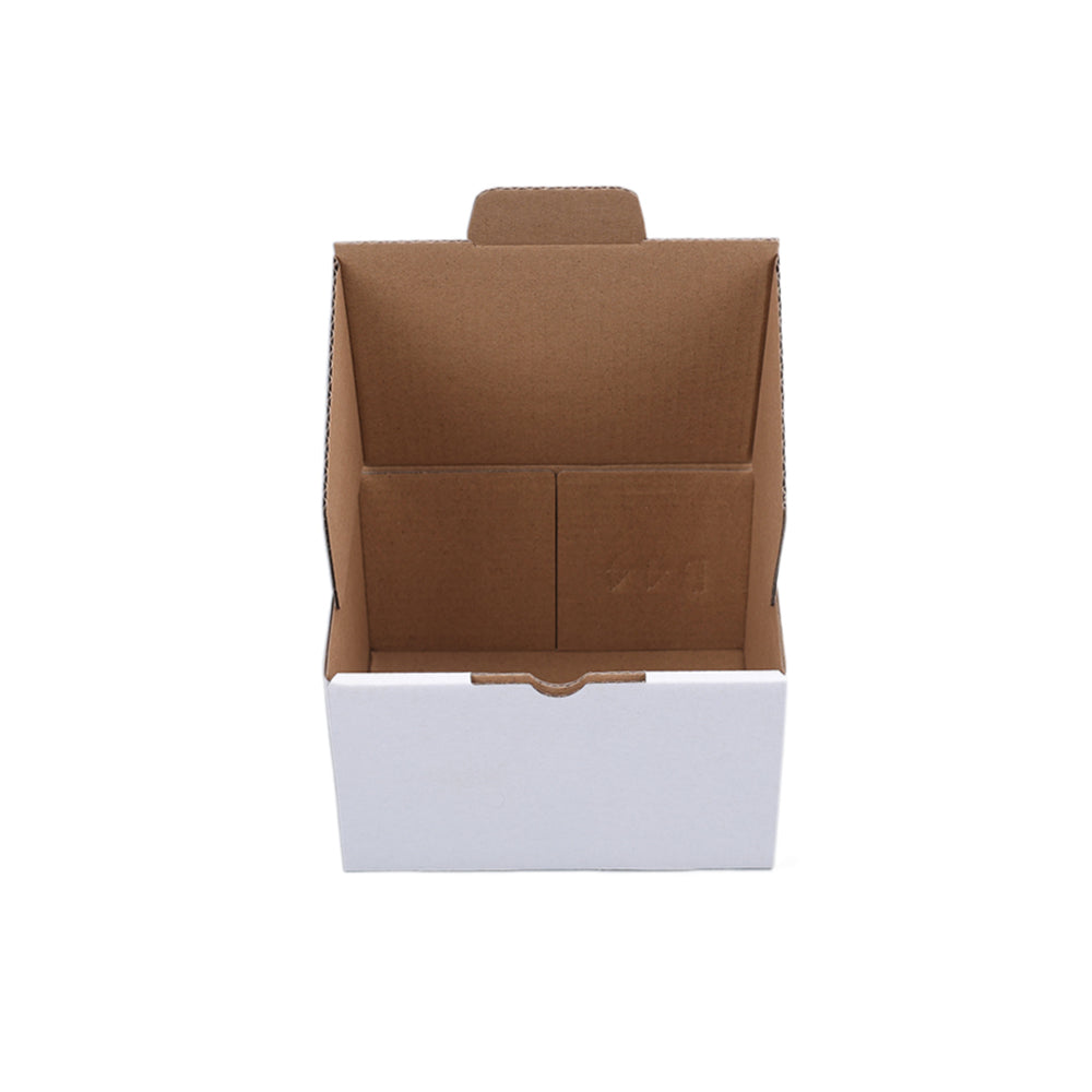 Mailing Box 125 x 100 x 75mm Die cut White B44