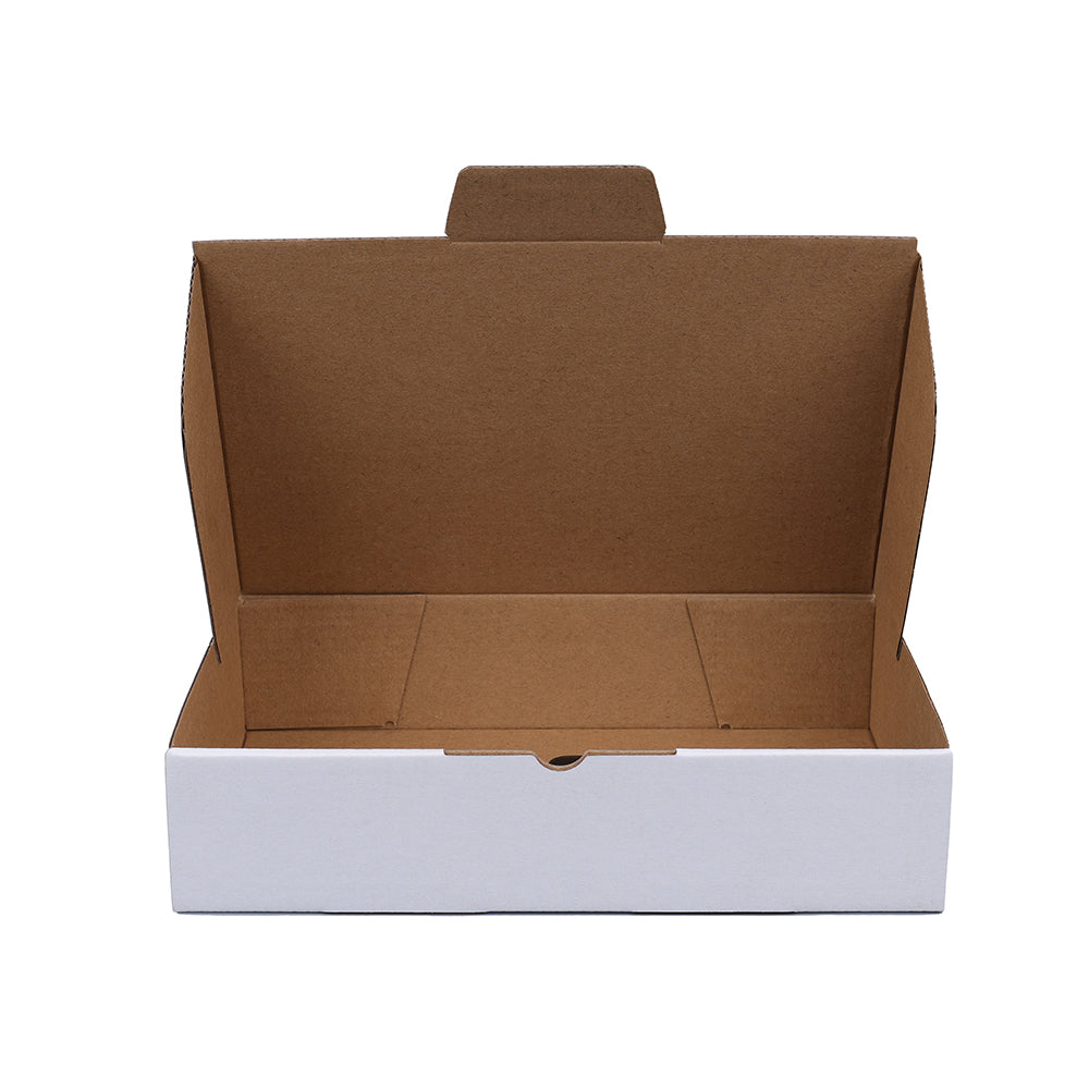 230 x 120 x 70mm Die cut White Mailing Box B216D