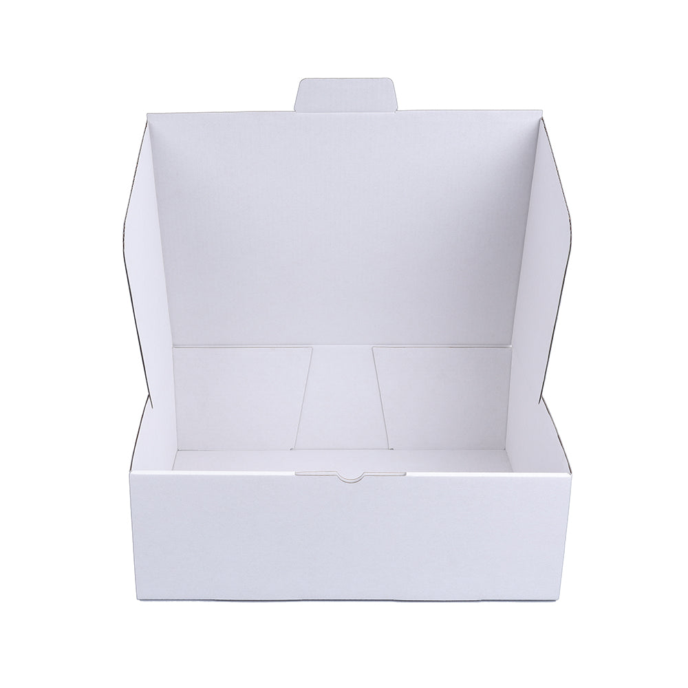 310 x 230 x 105mm A4 Die cut Full White Mailing Box B291