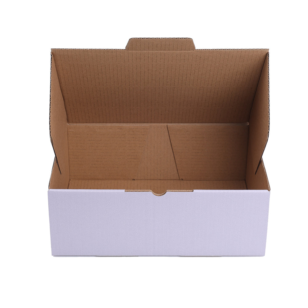220 x 160 x 77mm A5 Die cut Modern Grey Mailing Box B374