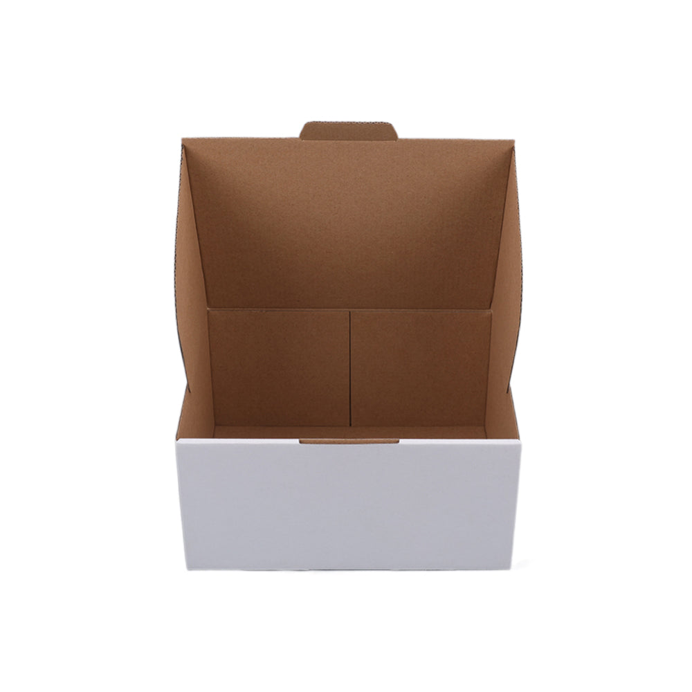 240 x 190 x 120mm Die cut White Mailing Box B275