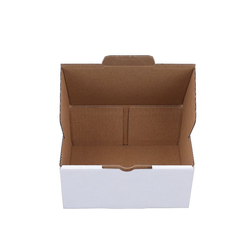 Die cut Mailing Box 128 x 97 x 60mm White B115