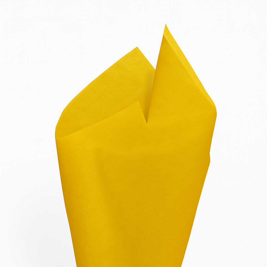 Tissue Paper 50cm x 70cm Gift Wrapping Paper Acid Free Rattan Yellow TP020