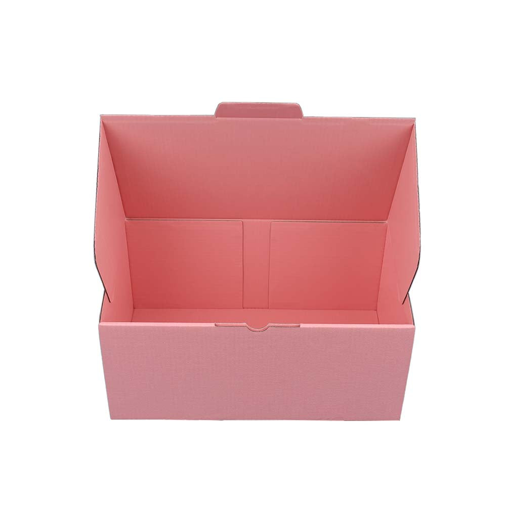 270 x 160 x 120mm Die cut Full Rose Pink Mailing Box B26