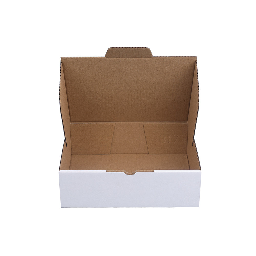 174 x 128 x 53mm Diecut Mailing Box White B17