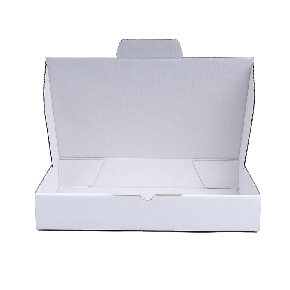 220 x 145 x 35mm Die cut Full White Mailing Box B290