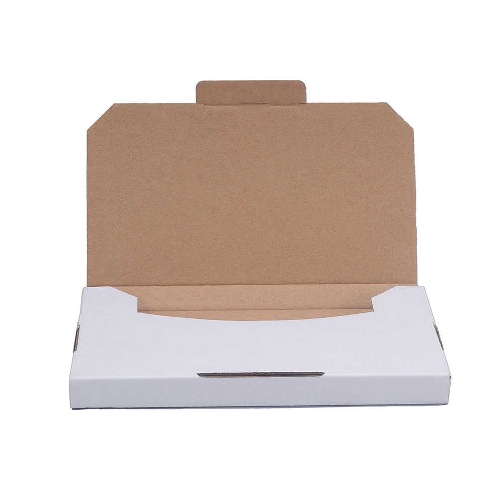180 x 100 x 16mm White Superflat Large Letter Mailing Box B8