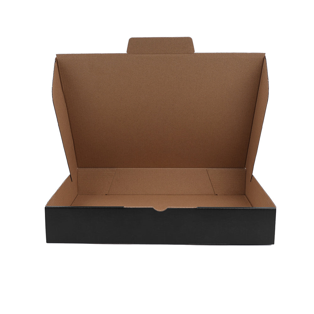 310 x 250 x 50mm A4 Die cut Black Mailing Box B383