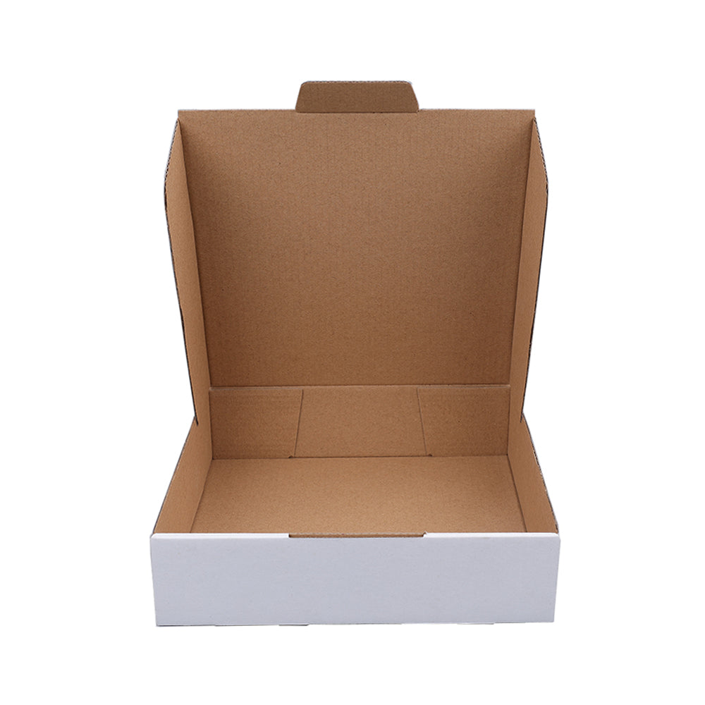210 x 205 x 55mm Die cut White Mailing Box B249