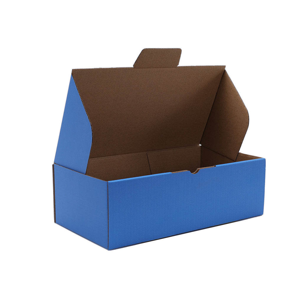 240 x 125 x 75mm Die cut Blue Mailing Box B175