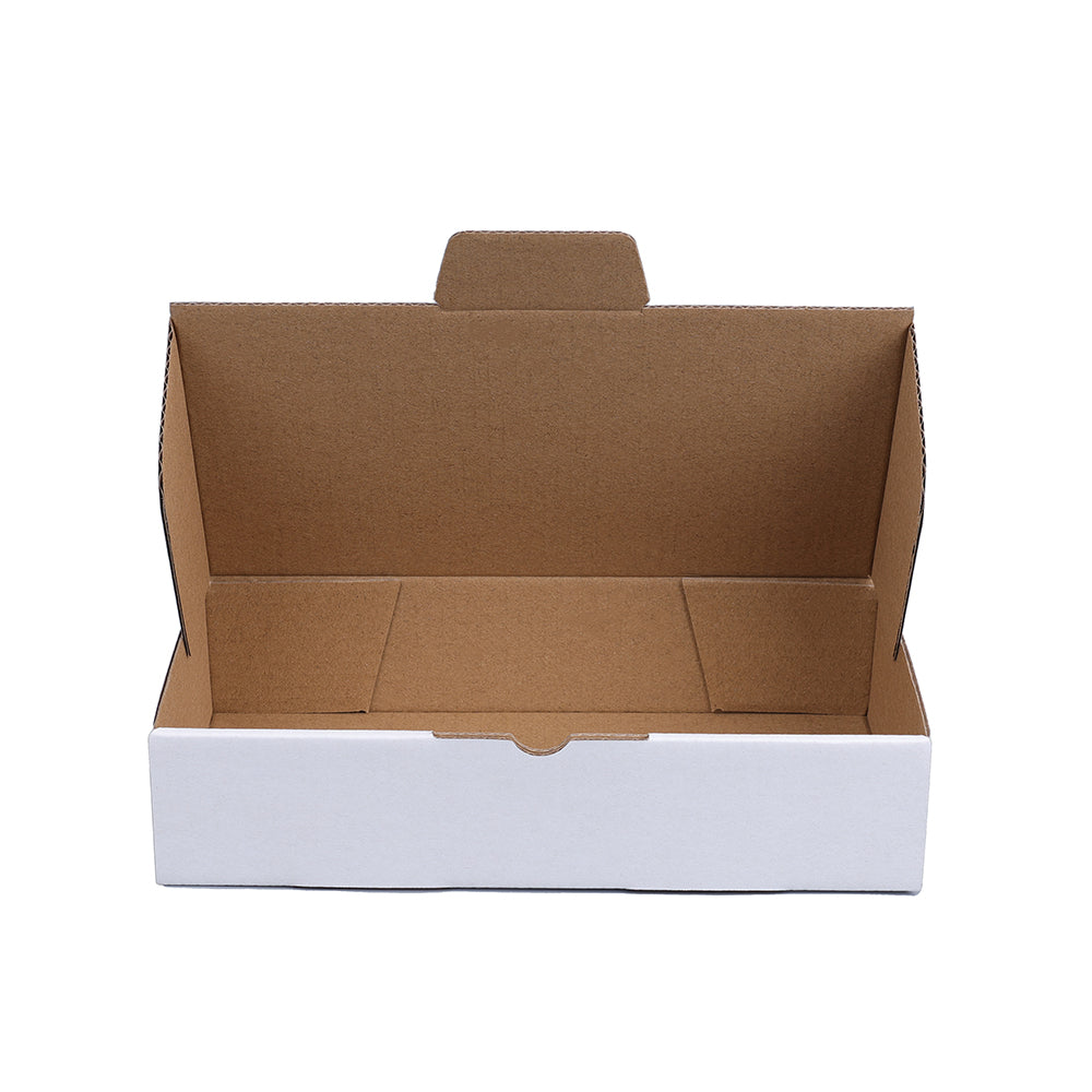 210 x 110 x 45mm Die cut White Mailing Box B94