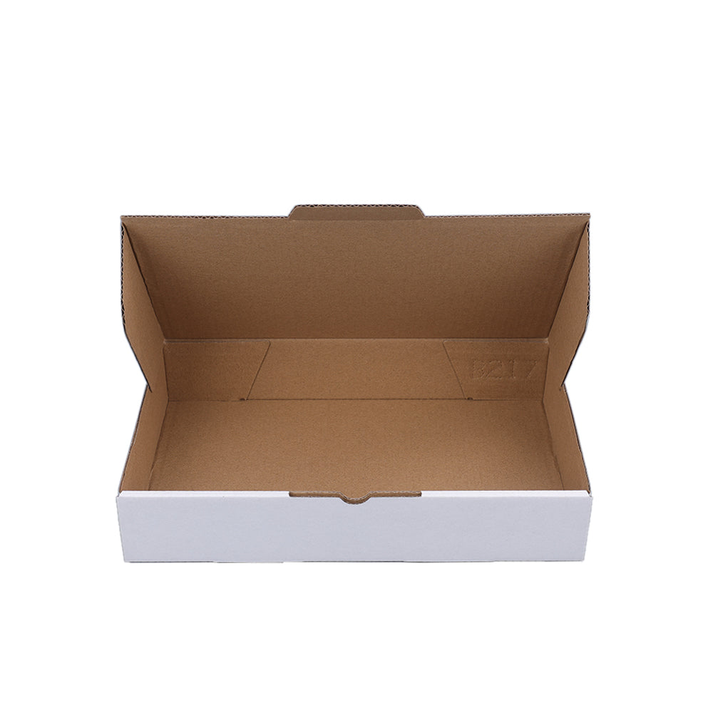 245 x 145 x 45mm Die cut White Mailing Box B217