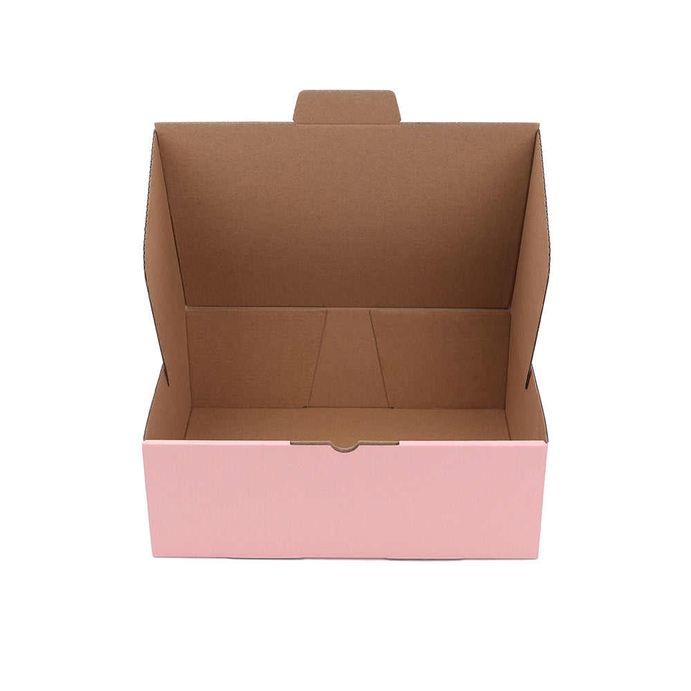 270 x 200 x 95mm Die cut Rose Pink Mailing Box B320