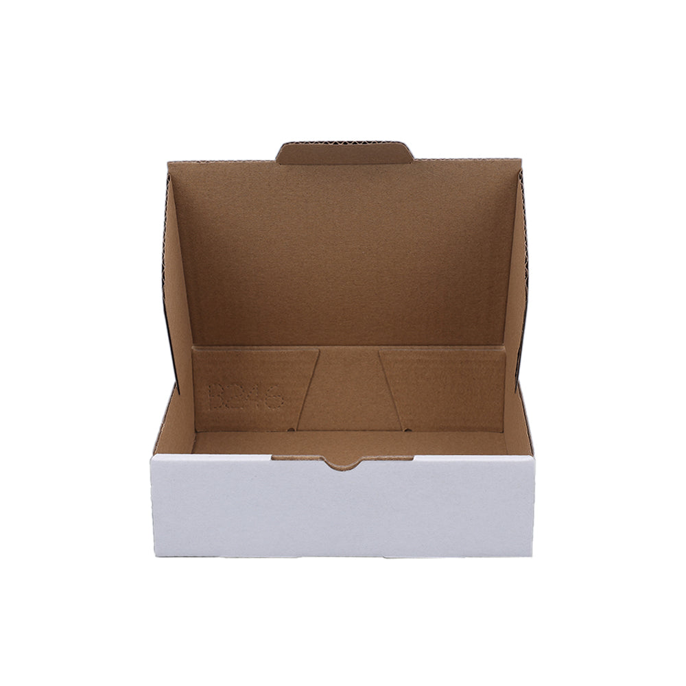 155 x 115 x 45mm Die-cut White Mailing Box B246