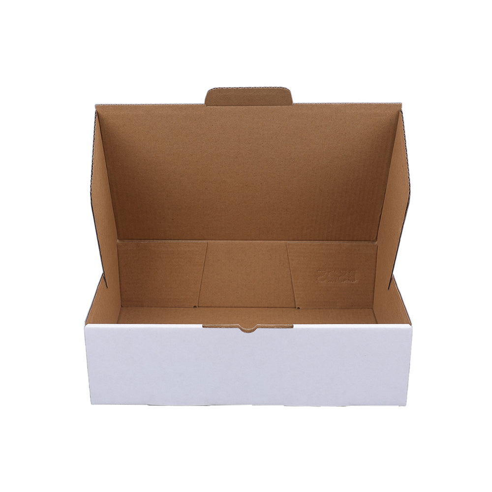280 x 180 x 80mm Die cut White Mailing Box B252