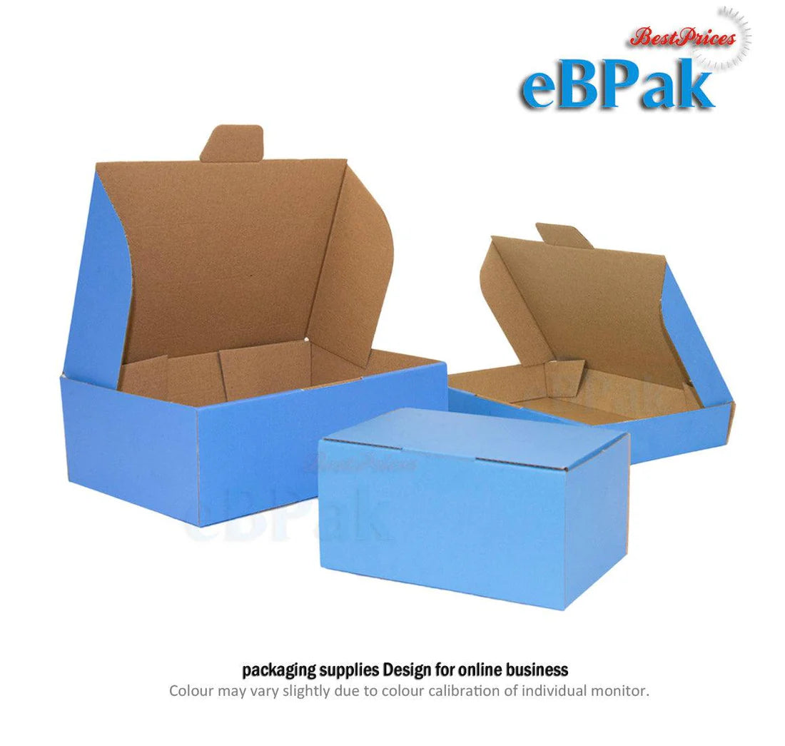 150 x 100 x 75mm Die Cut Blue Mailing Box B177