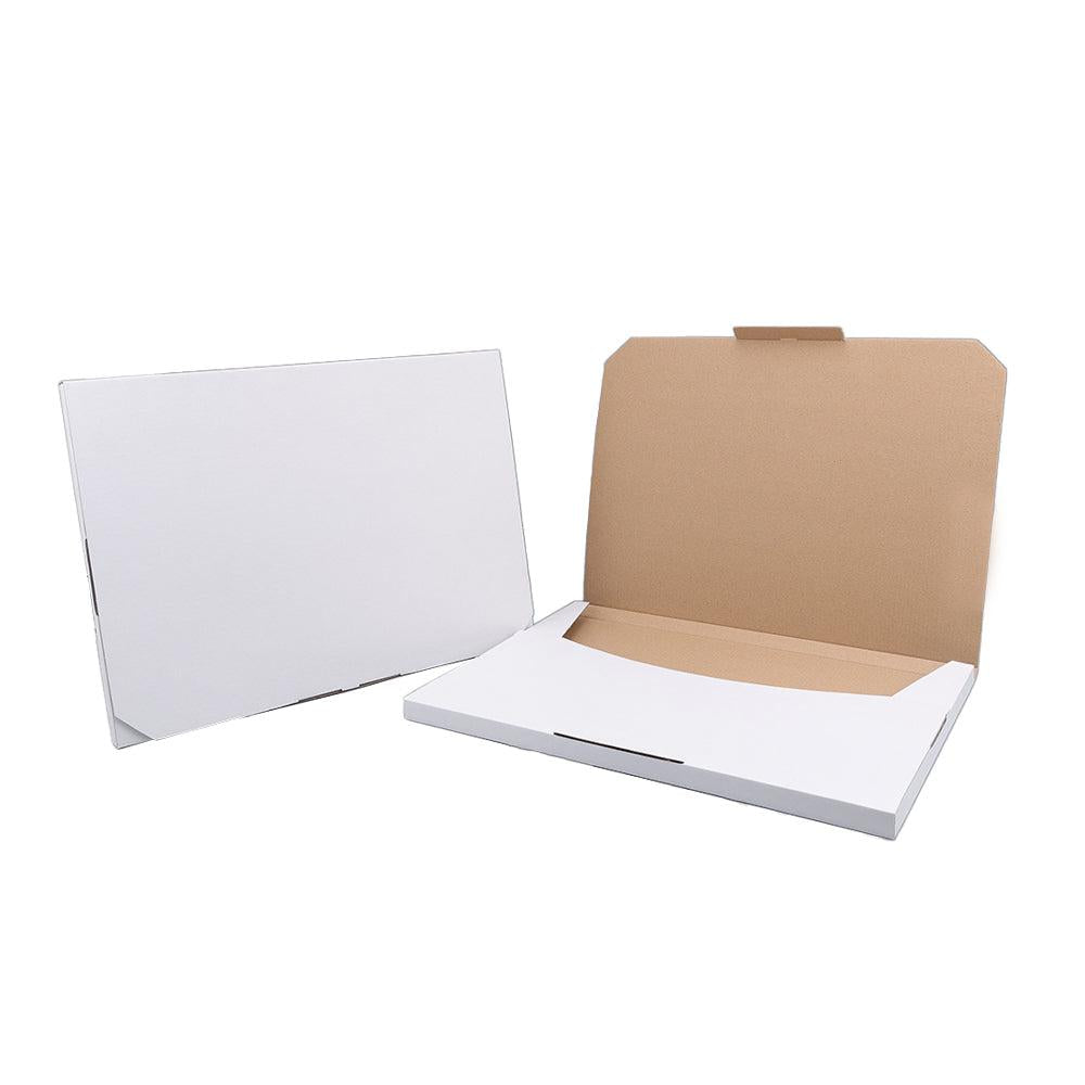 350 x 250 x 15mm B4 Superflat White Mailing Box B9