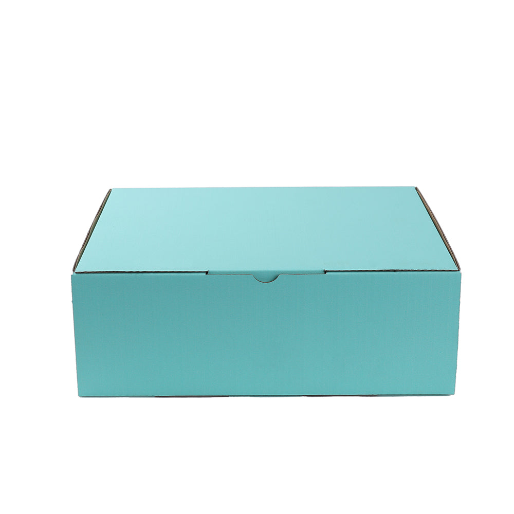 220 x 160 x 77mm A5 Die cut Mint Blue Mailing Box B334
