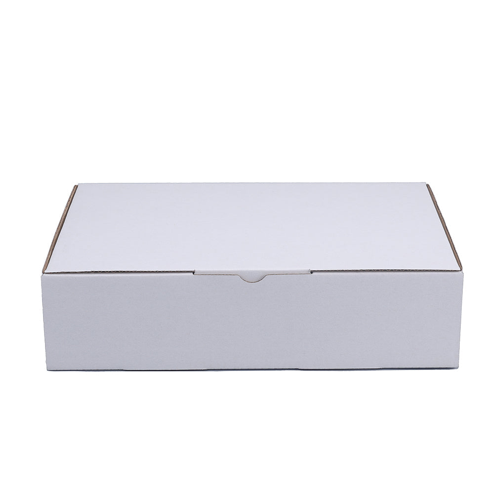 240 x 150 x 60mm Die cut White Mailing Box Eco Friendly B85