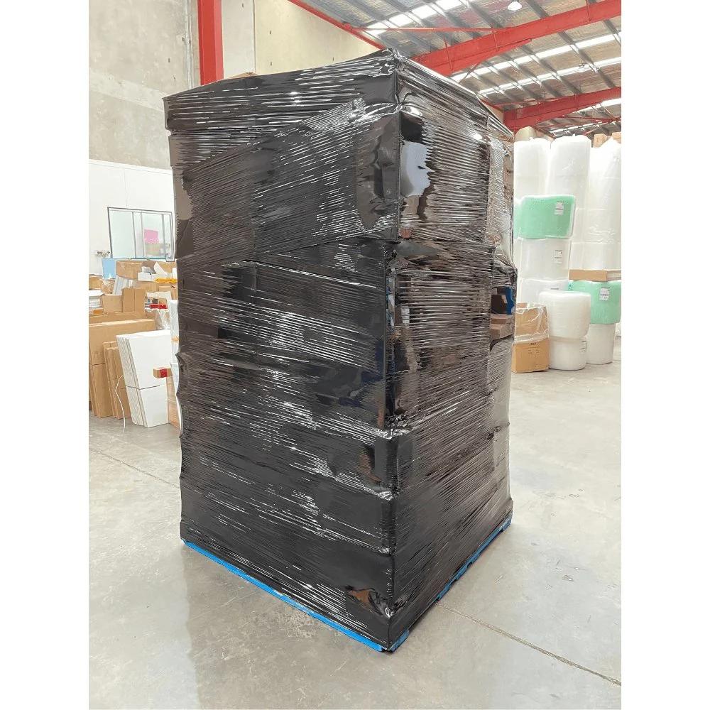 Wholesale Black Machine Stretch Film 500mm x 1305M 23U x50