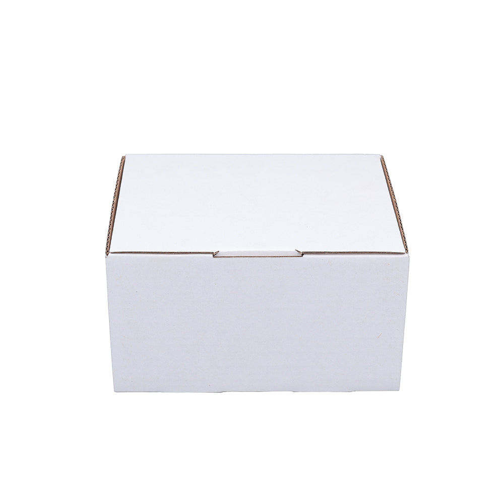 Mailing Box 132 x 100 x 75mm Die cut White B116