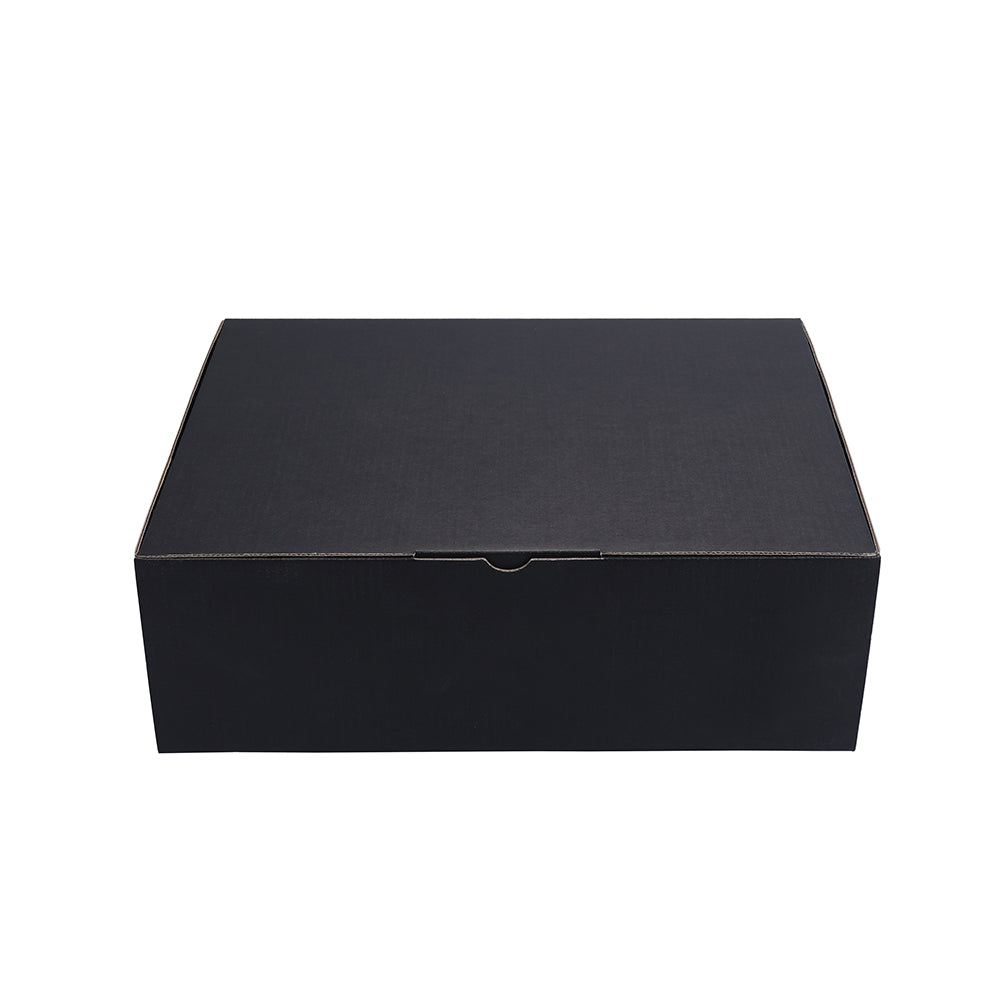 310 x 230 x 105mm A4 Die cut Double Black Mailing Box B237