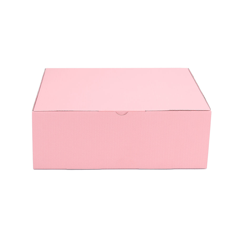 270 x 200 x 95mm Die cut Full Rose Pink Mailing Box B25