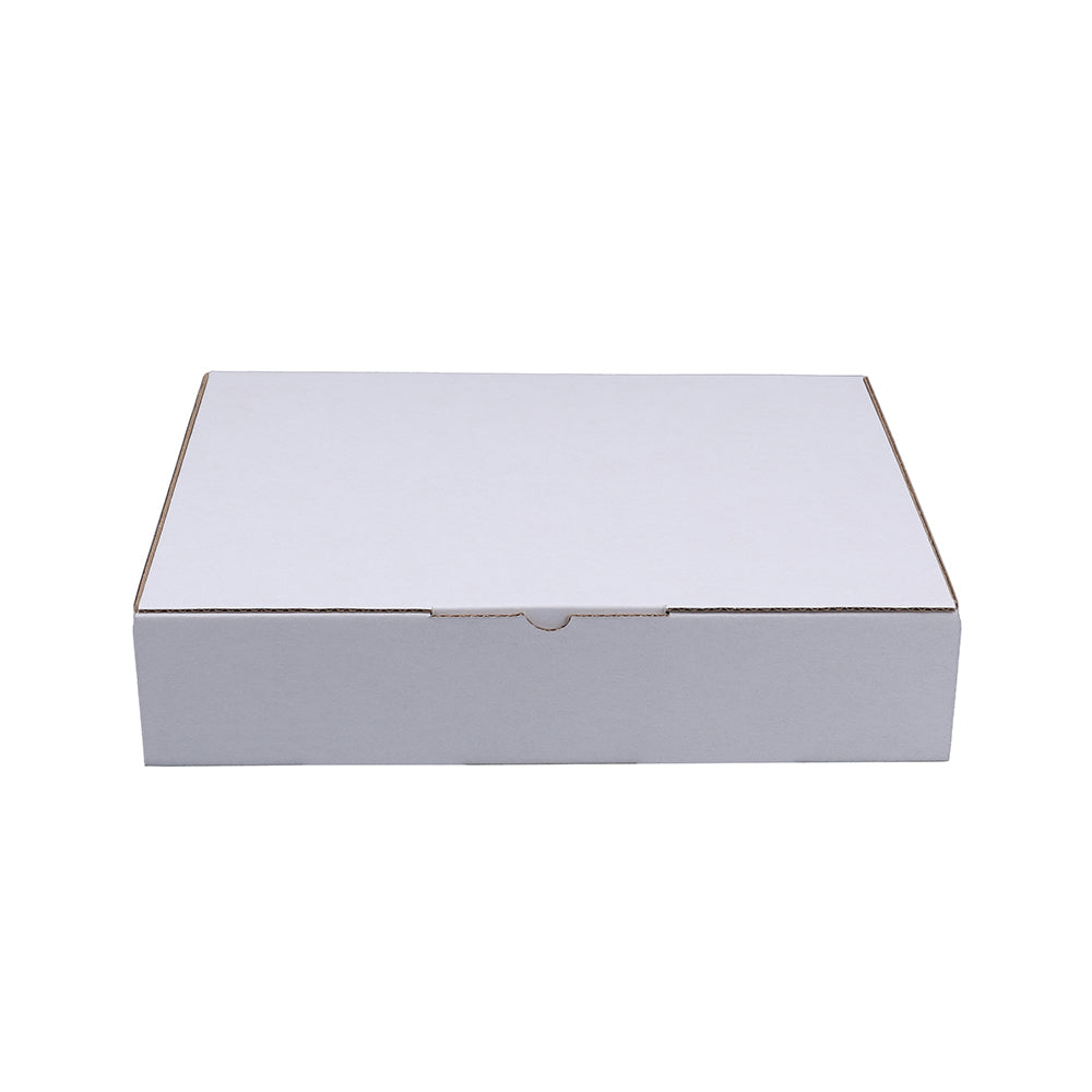 270 x 200 x 55mm Die cut White Mailing Box B108