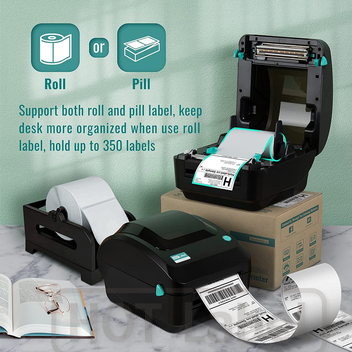 300 DPI Direct Thermal Label Printer A300